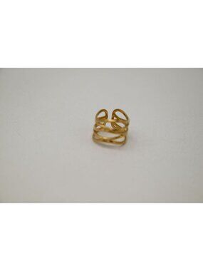 NWOT Josslyn 18K Stainless Steel Tarnish Free Rings Gold Tone Minimalist Jewelry